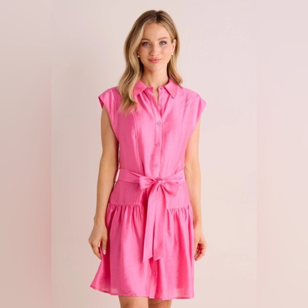 Avara Current Air Viviana Hot Pink Dress Size Medium New with Tags